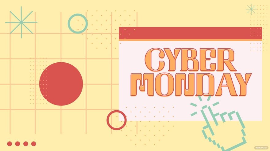 Cyber Monday Light Background