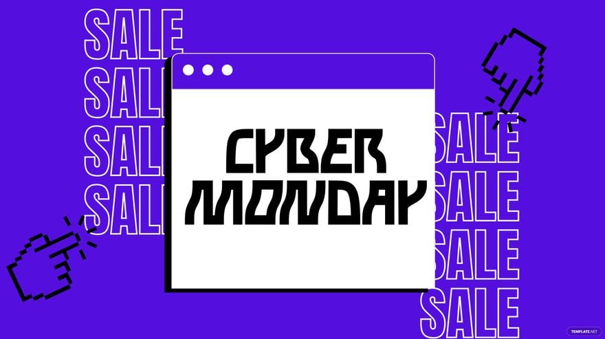 Free Cyber Monday Plain Background