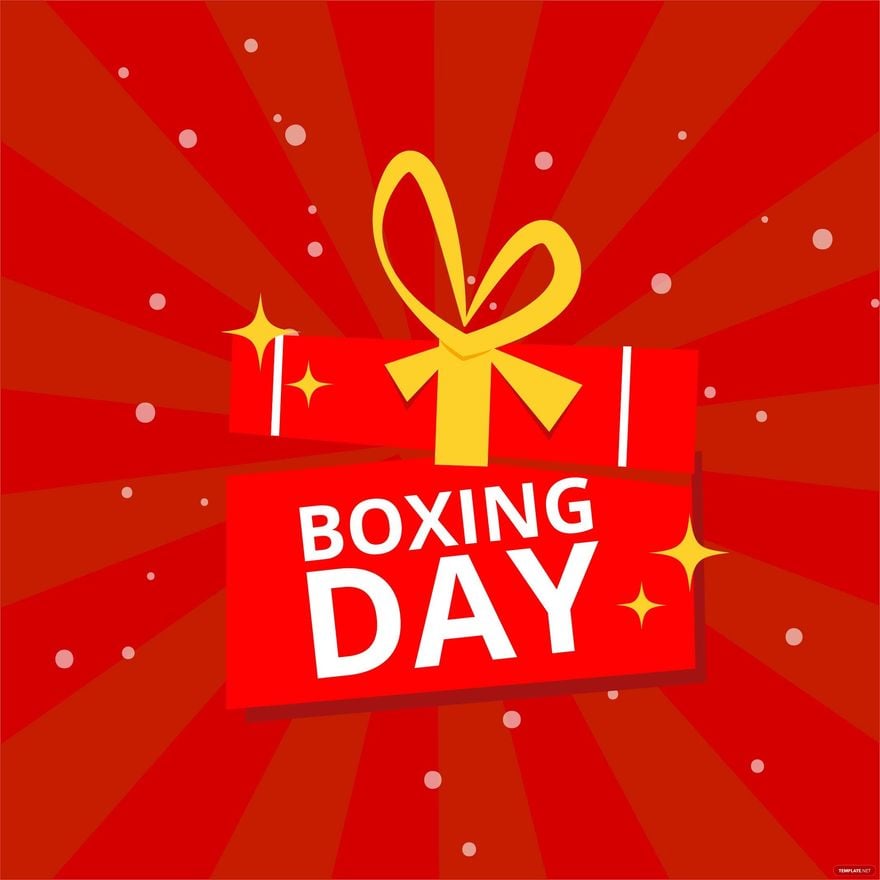 Boxing Day Logo Vector