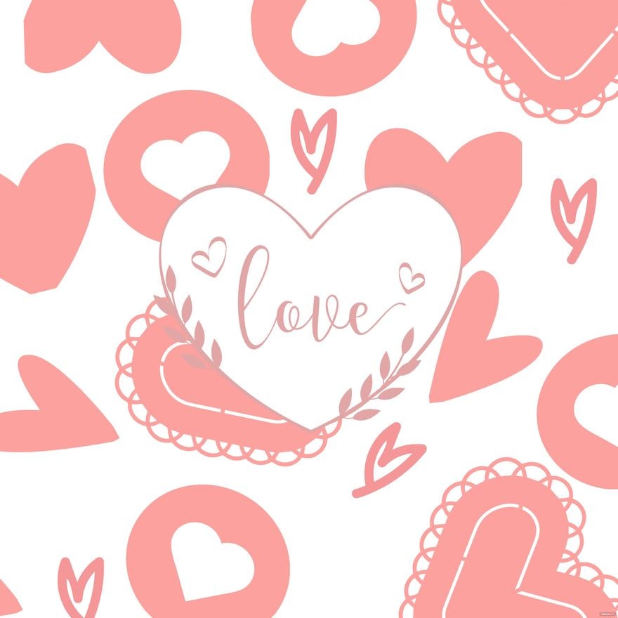 Free Cute Love Background - EPS, Illustrator, JPG, PNG, SVG 