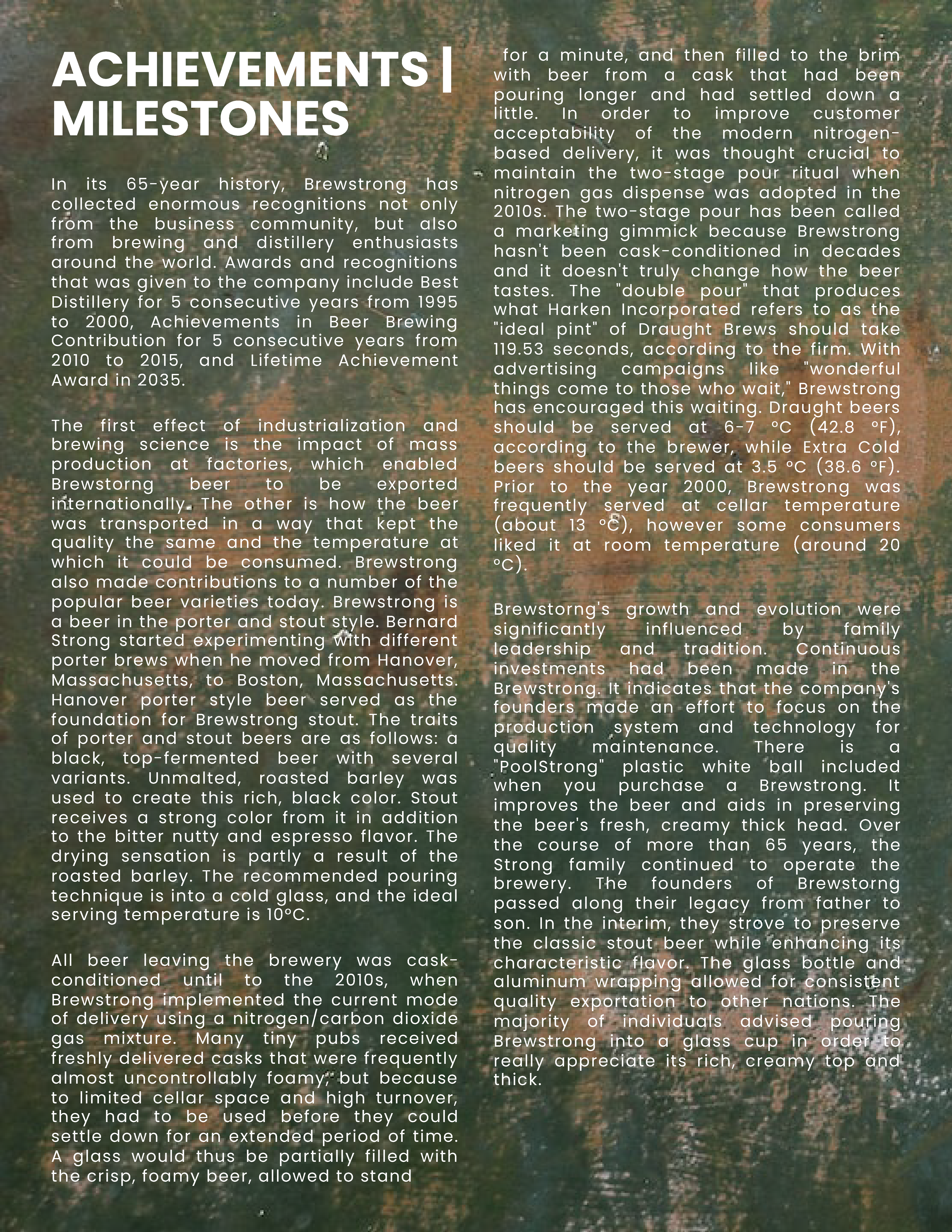 Free Company Biography Template to Edit Online