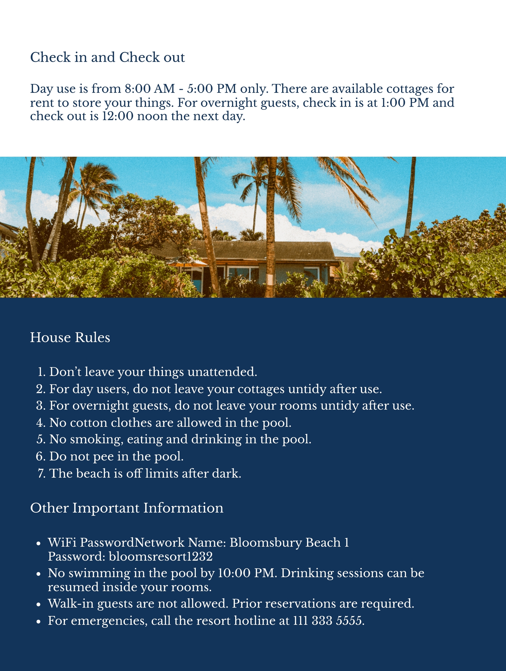 Beach Home Airbnb Welcome Book