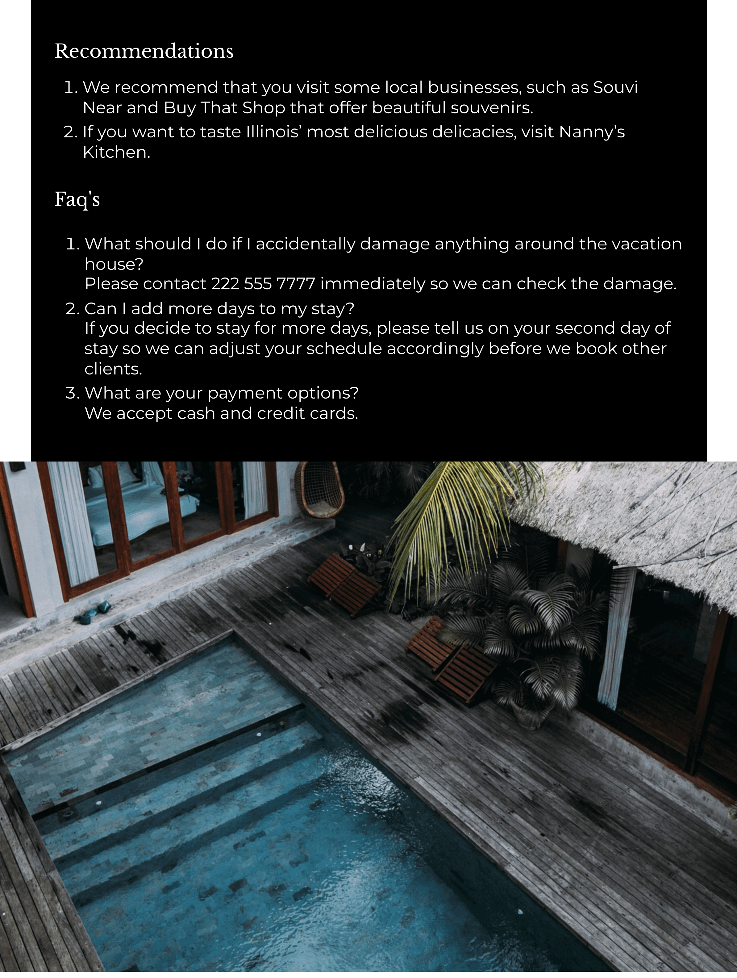 Free Landscape Airbnb Welcome Book Template to Edit Online