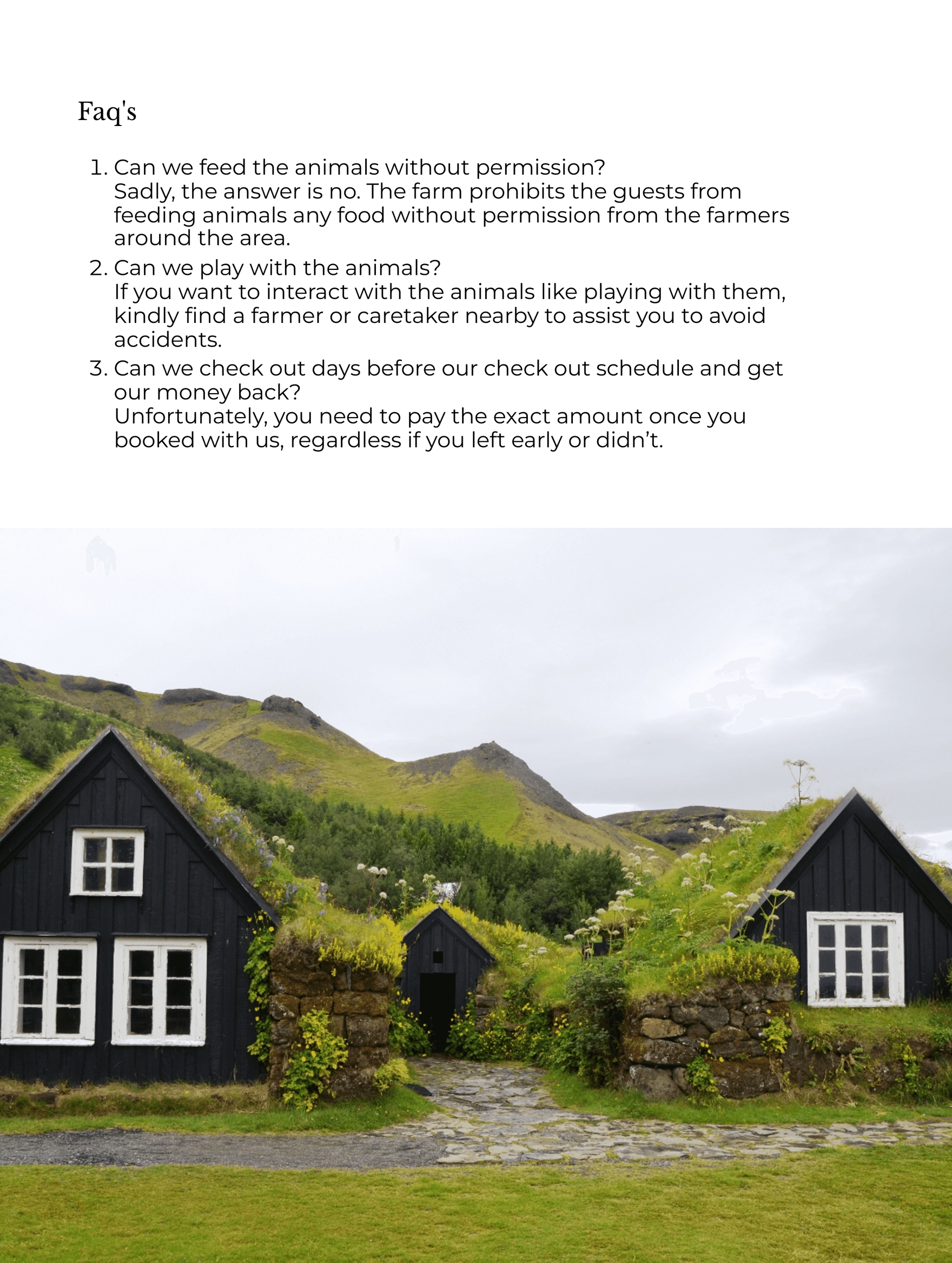 Airbnb Farmhouse Welcome Book