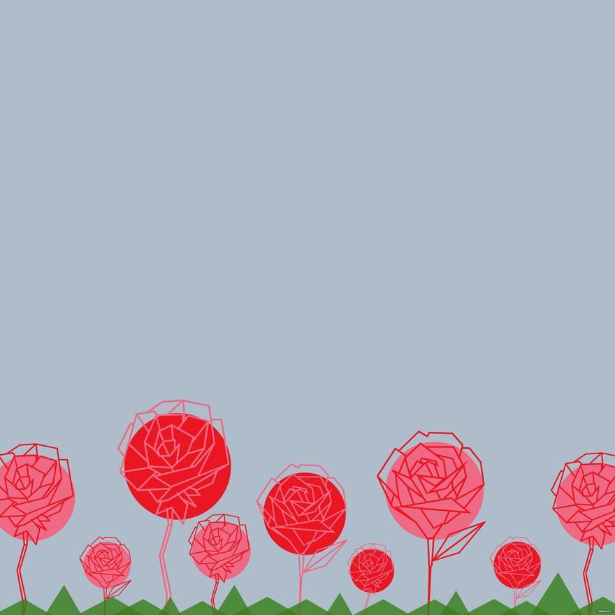 Free Flower Geometric Background