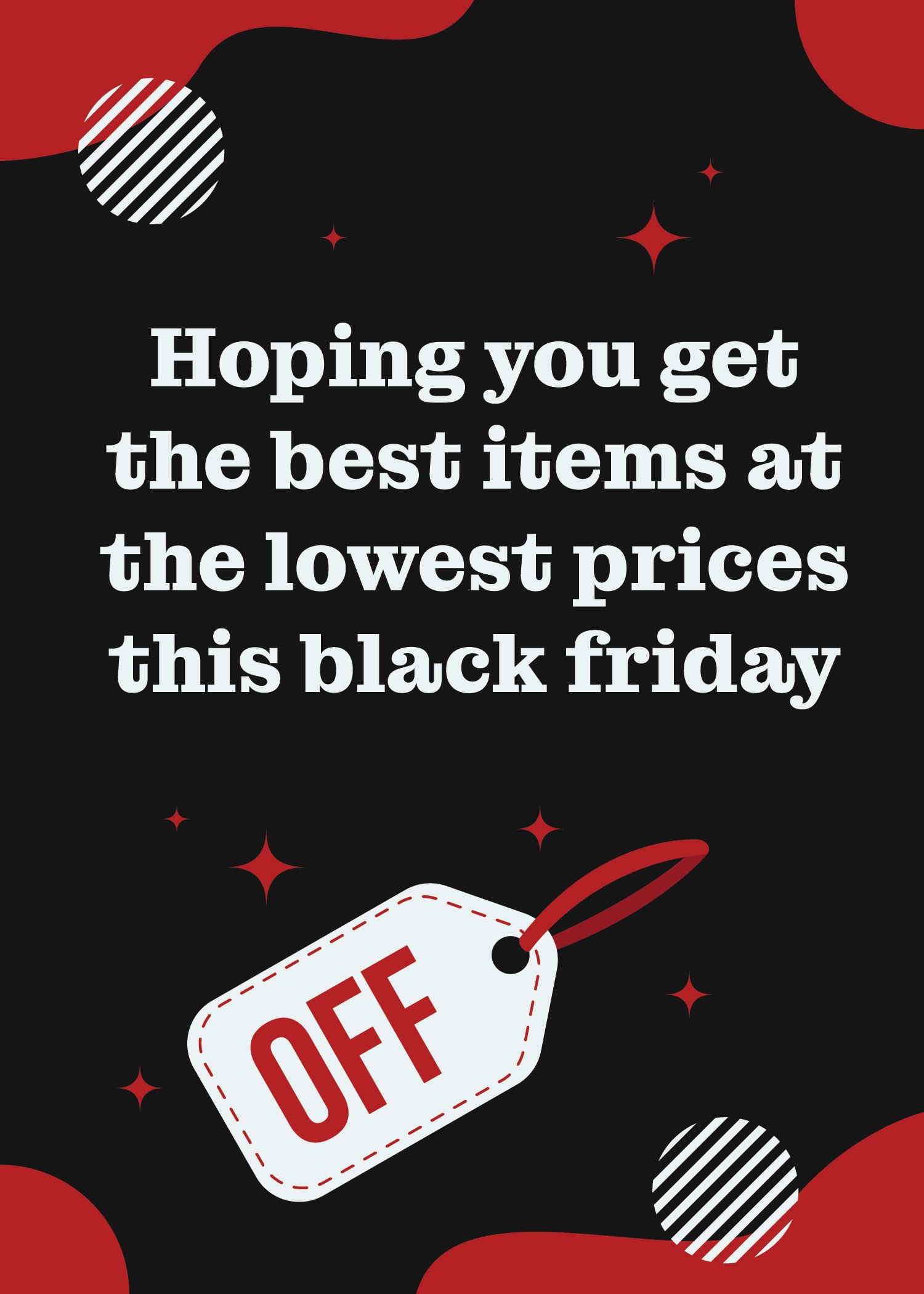 Black Friday Wishes For Friend