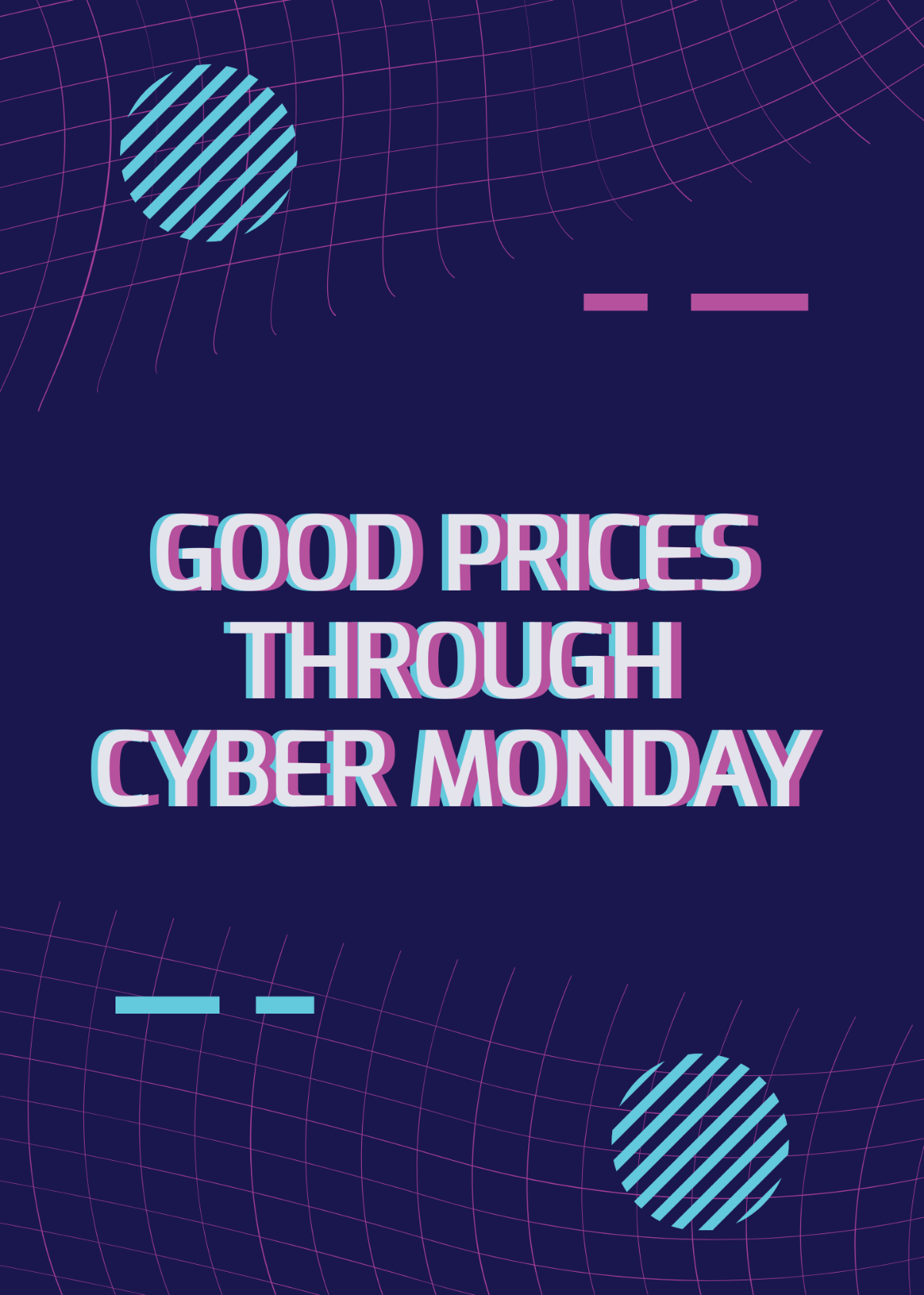 Cyber Monday Message Template