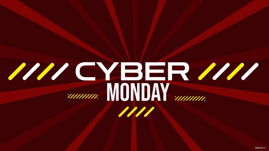 Cyber Monday Red Background