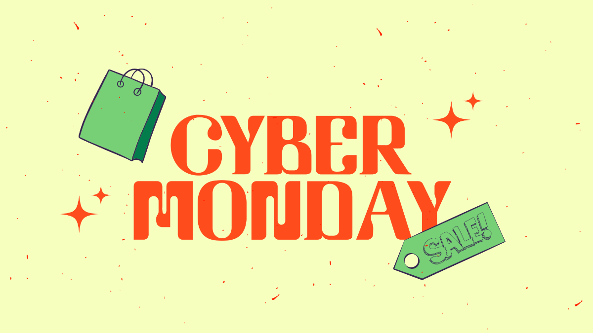 Cyber Monday Texture Background Template