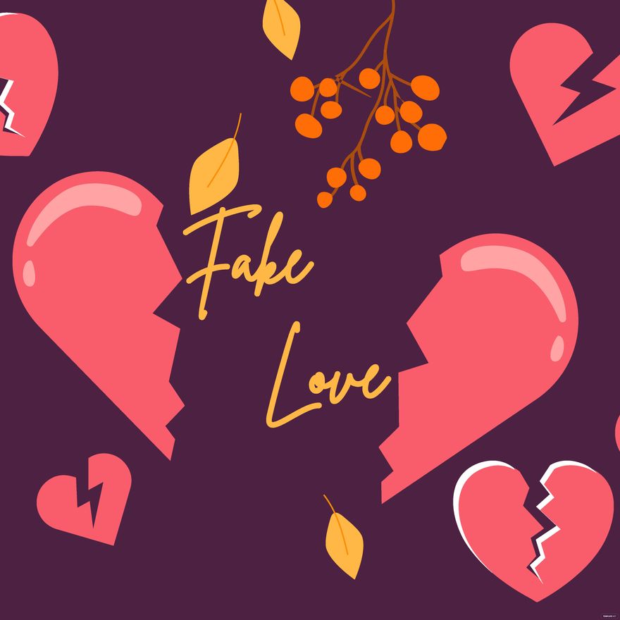 Fake Love Background