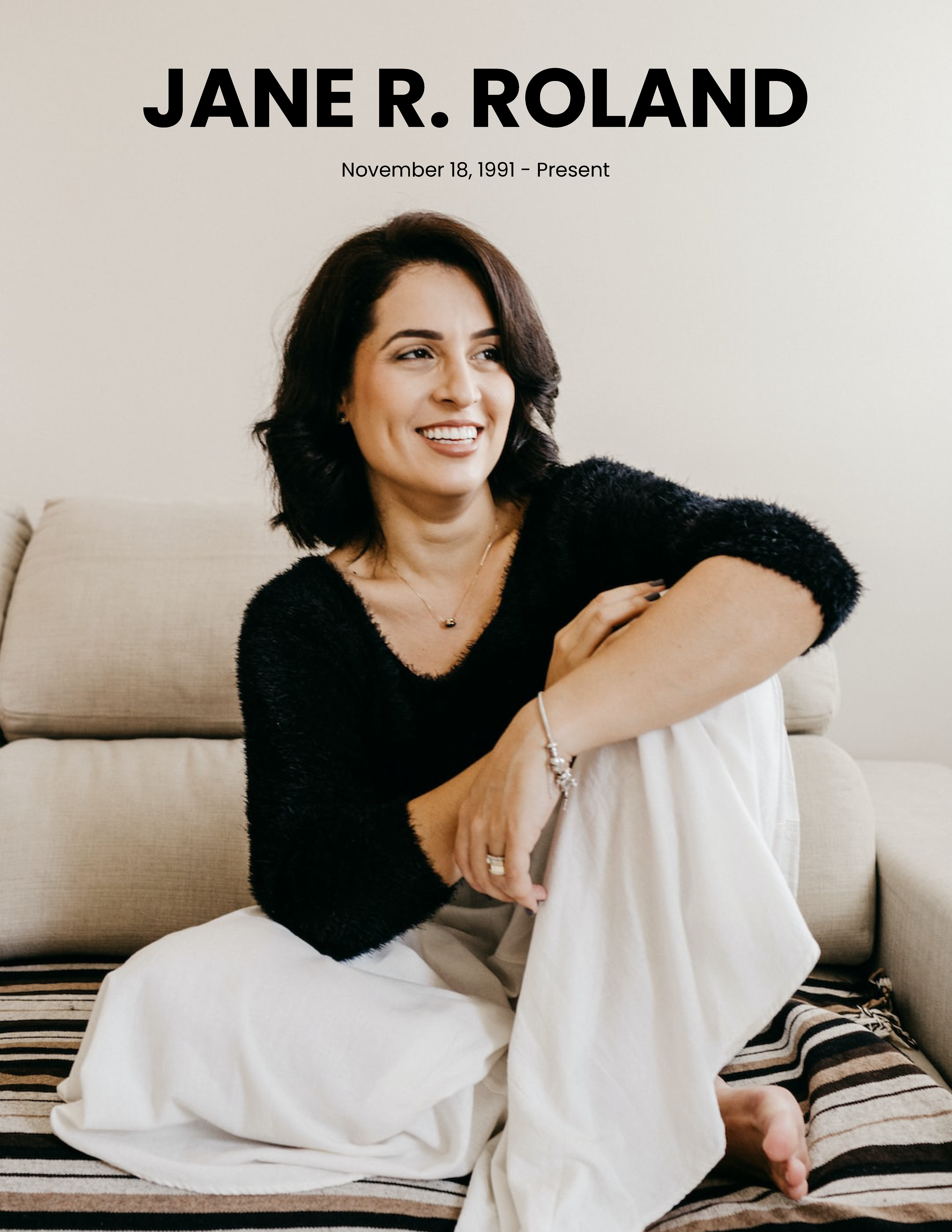 Free Instructor Biography Template to Edit Online