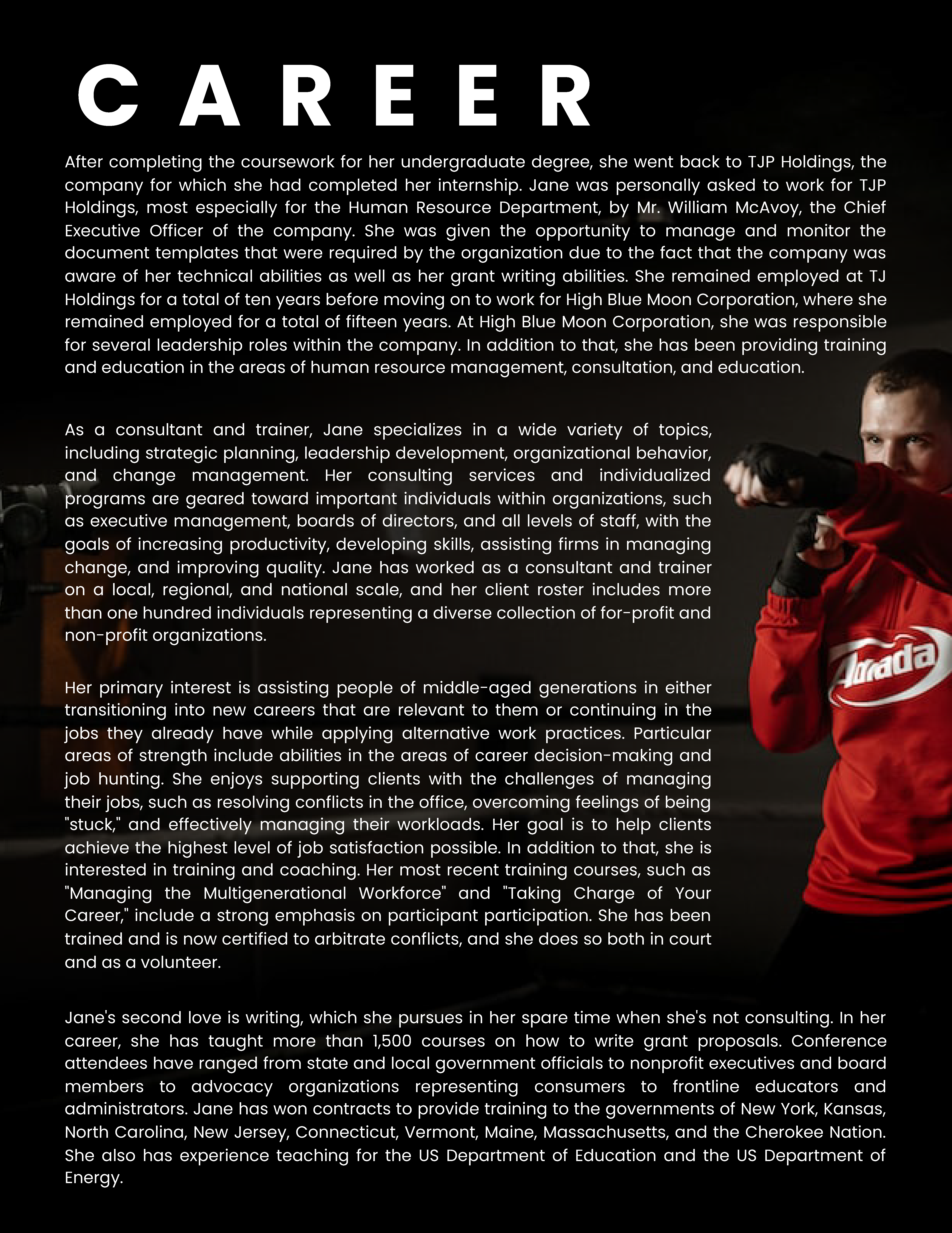 Free Instructor Biography Template to Edit Online