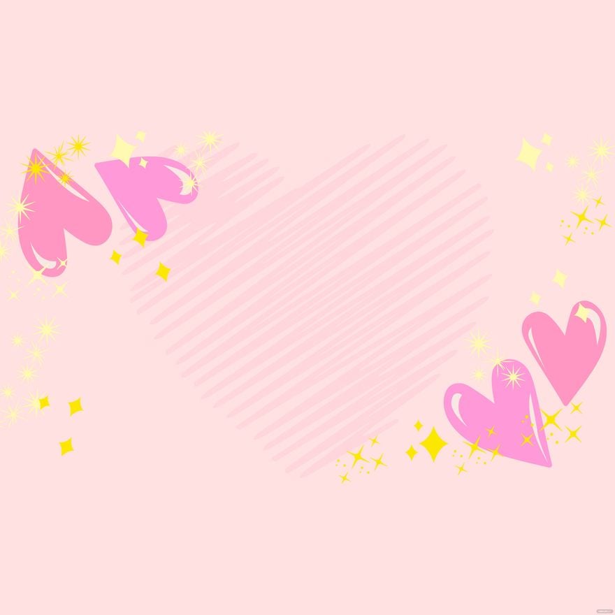 Pink Glitter Love Background