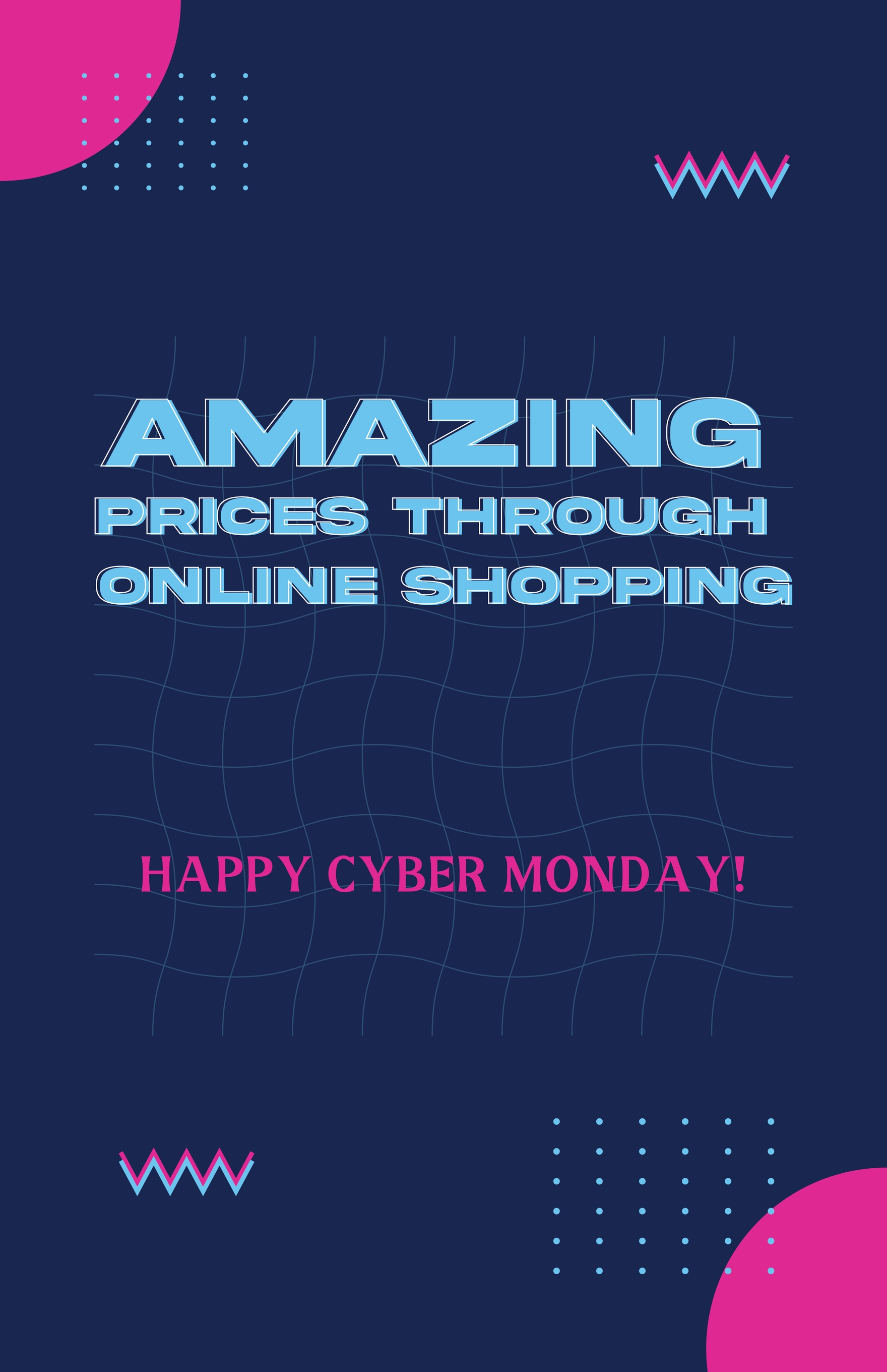 Happy Cyber Monday Poster