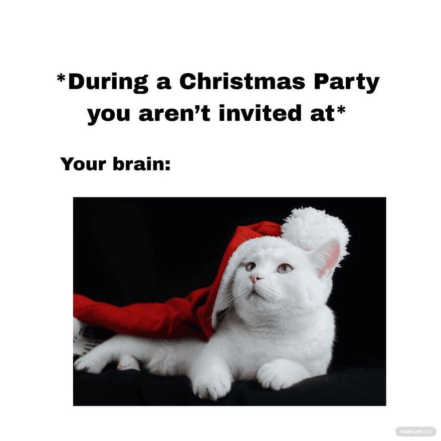 Free Christmas Party Meme in JPG