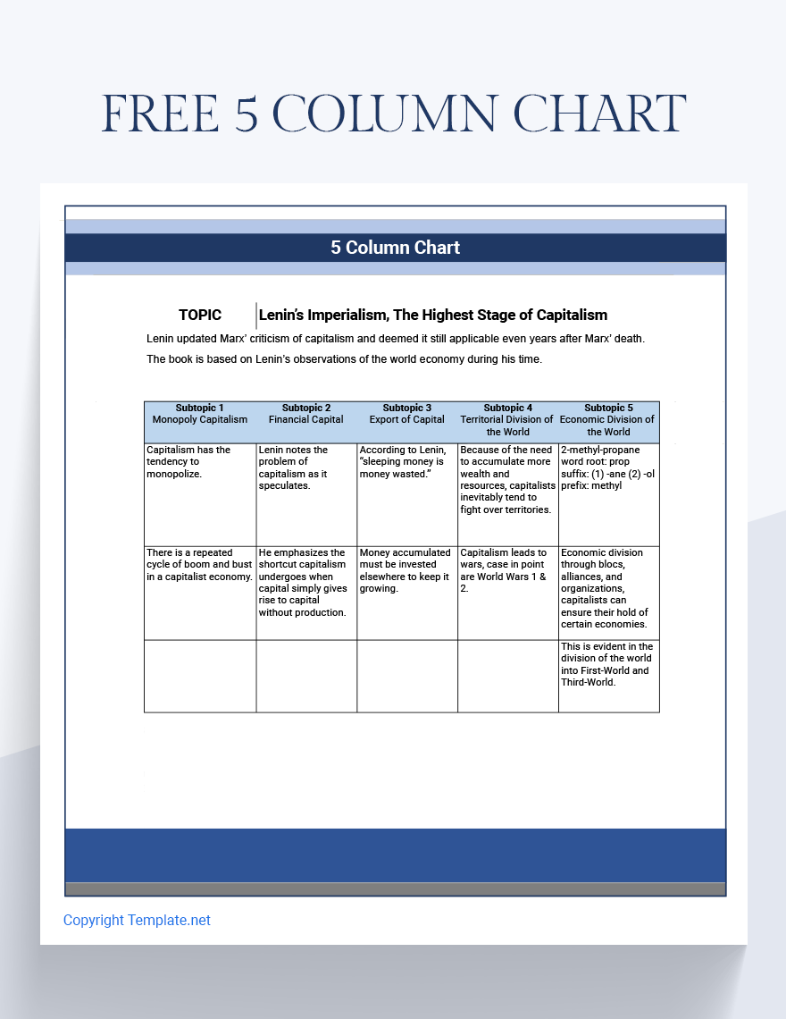 5-column-chart-google-sheets-excel-template