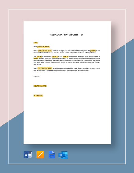 FREE Job Invitation Letter for Visa Template - Word | Google Docs ...