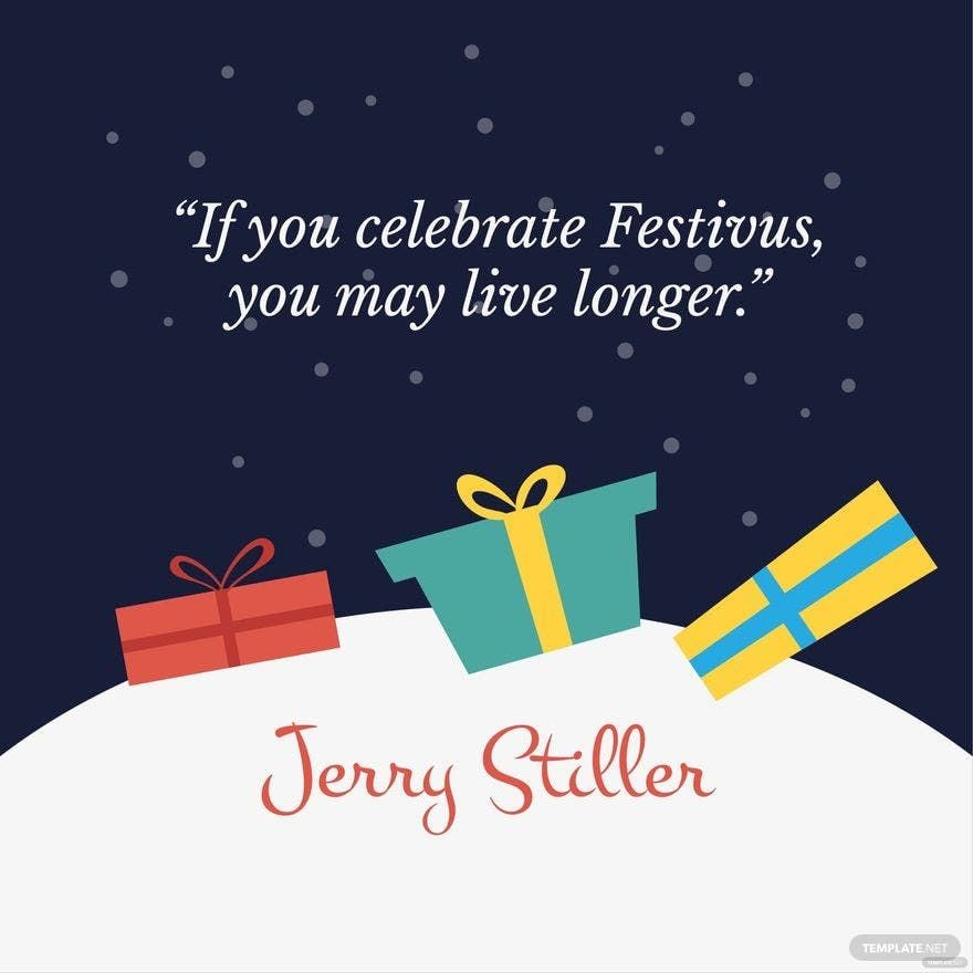 Free Festivus Quote Vector in Illustrator, PSD, EPS, SVG, PNG, JPEG
