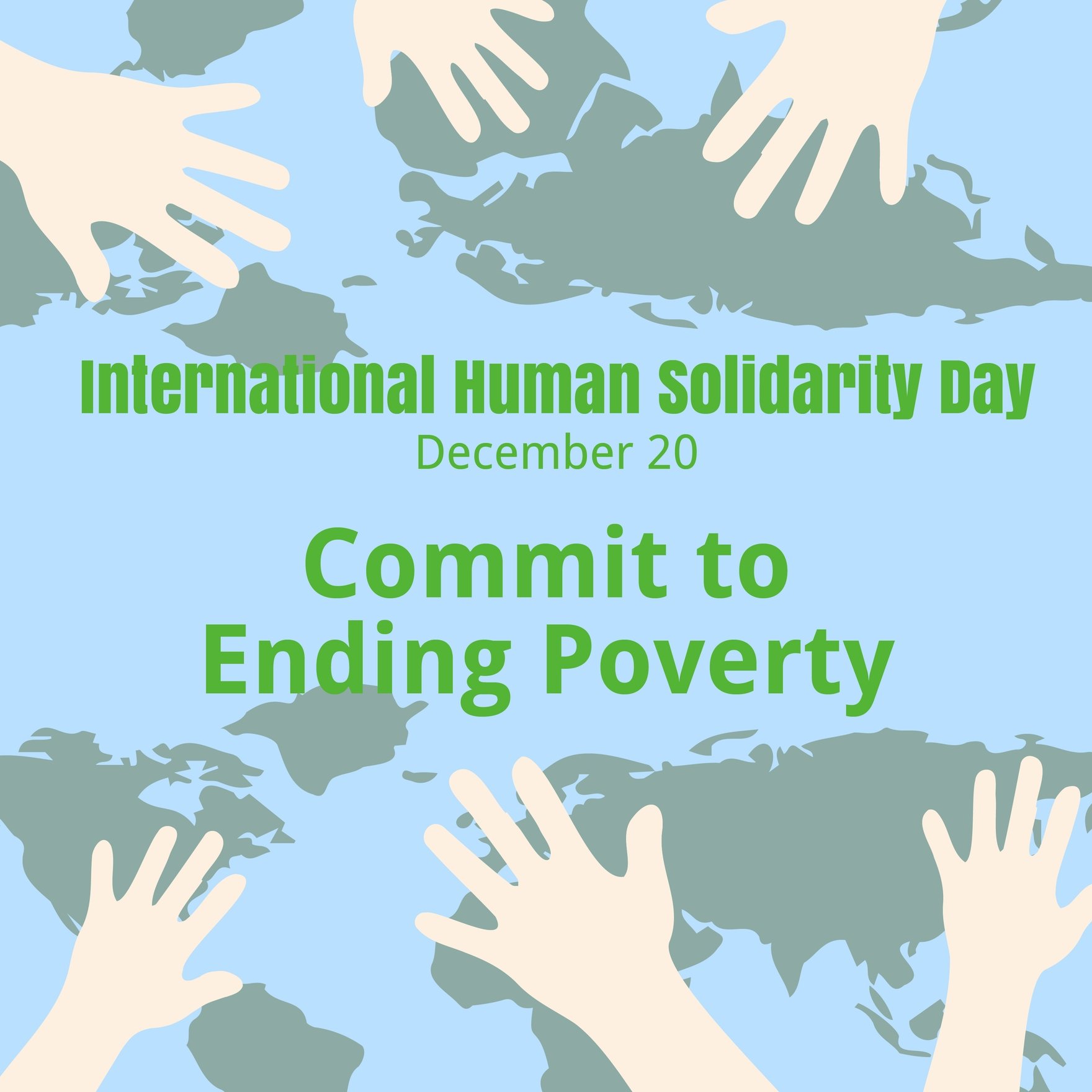 International Human Solidarity Day FB Post
