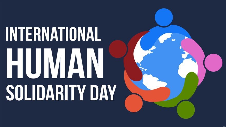 International Human Solidarity Day Wallpaper Background
