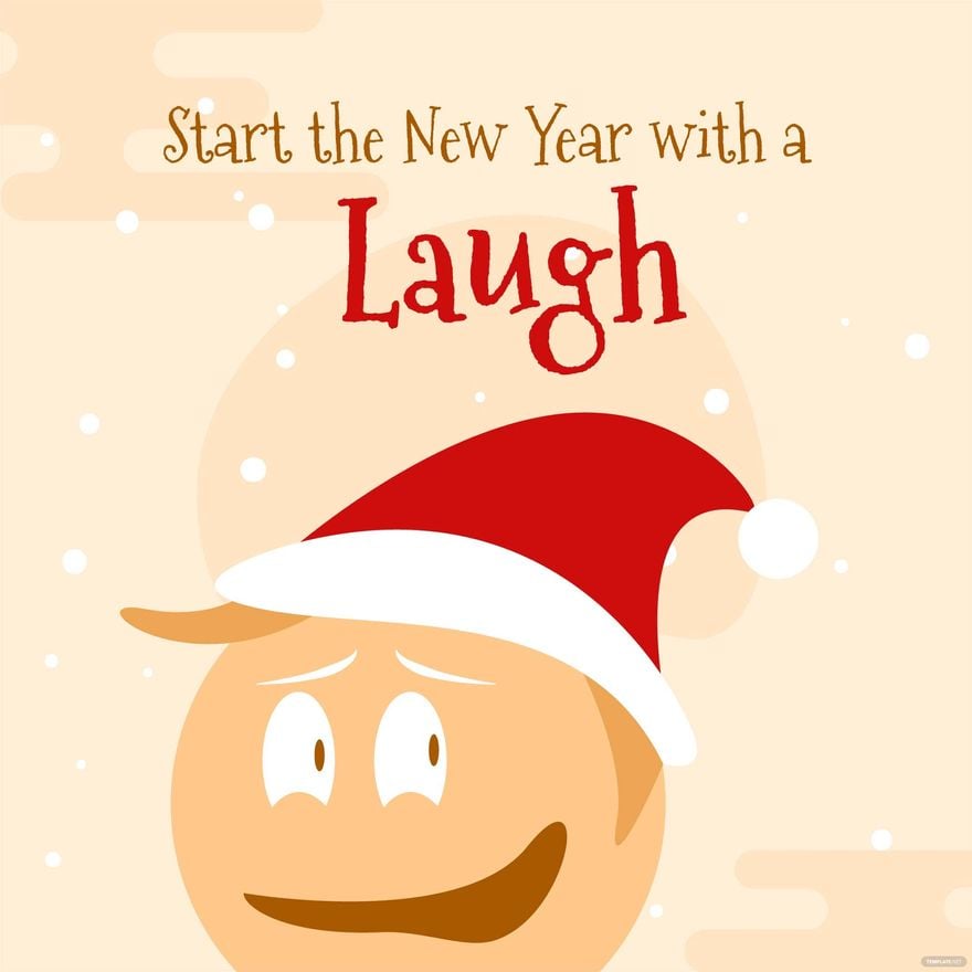 Free New Year's Day Meme Vector in Illustrator, PSD, EPS, SVG, JPG, PNG