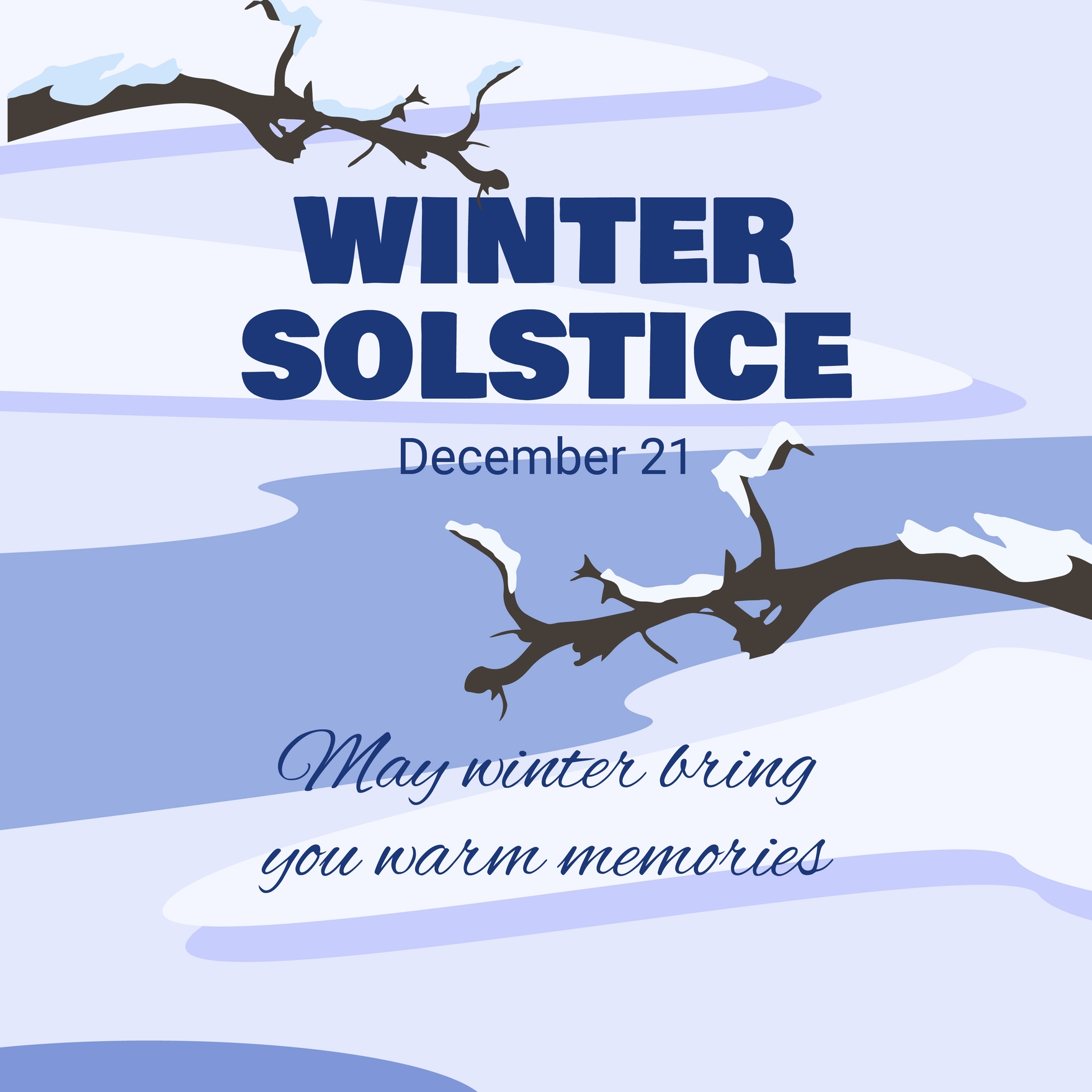 Winter Solstice Instagram Post