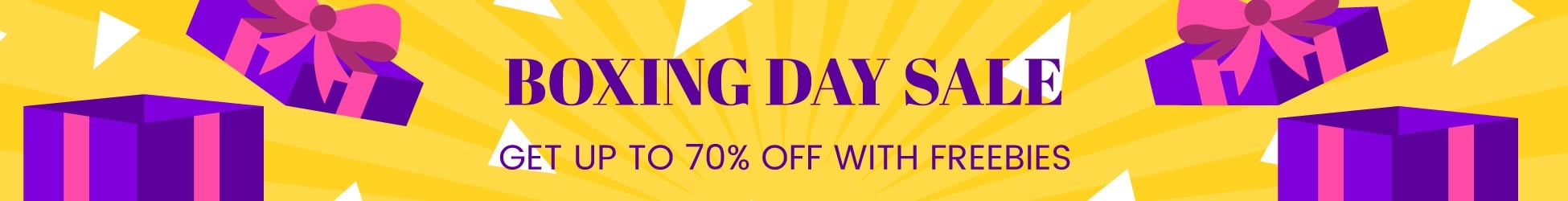 Boxing Day Website Banner