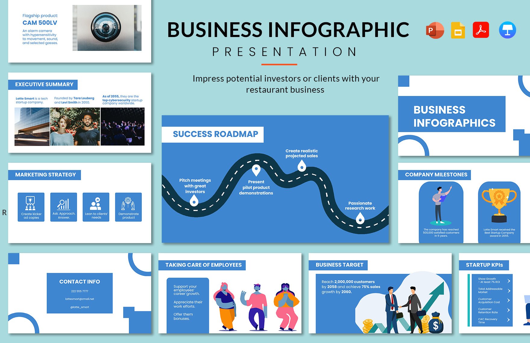 Business Infographic Presentation Template