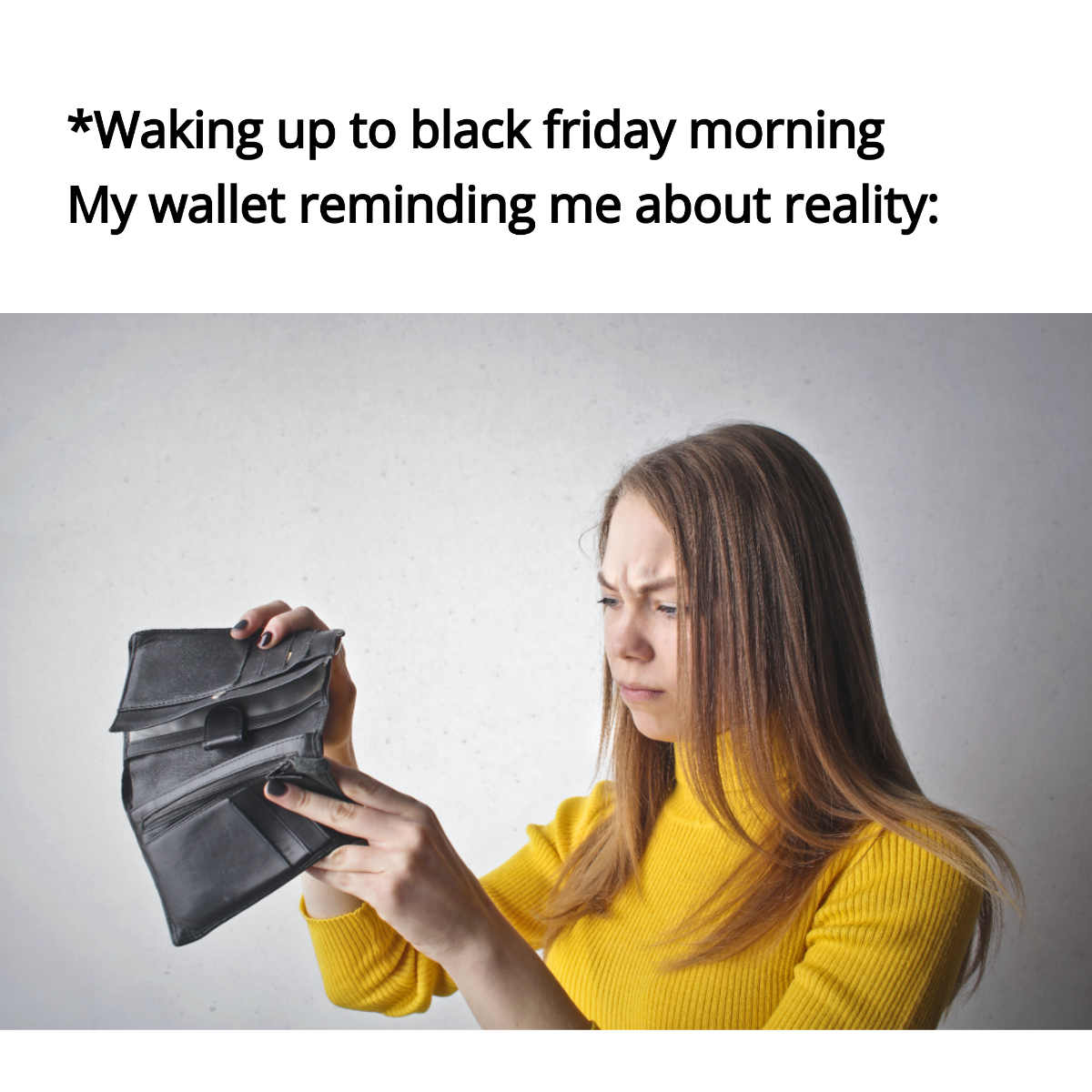 Black Friday Meme Template