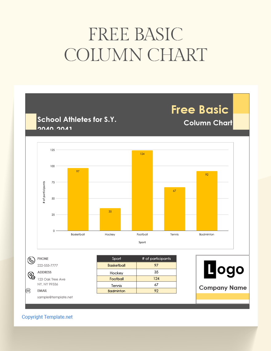 Basic Column Chart
