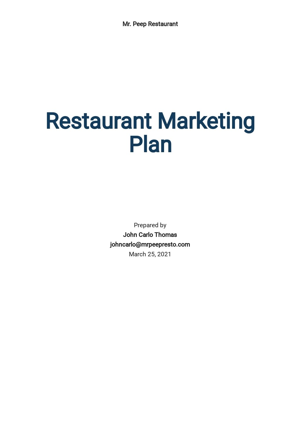 Restaurant Marketing Planning Calendar Template.jpe