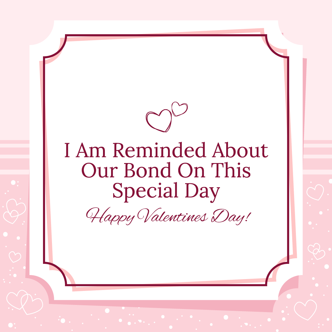 Valentine's Day Greeting Card Vector