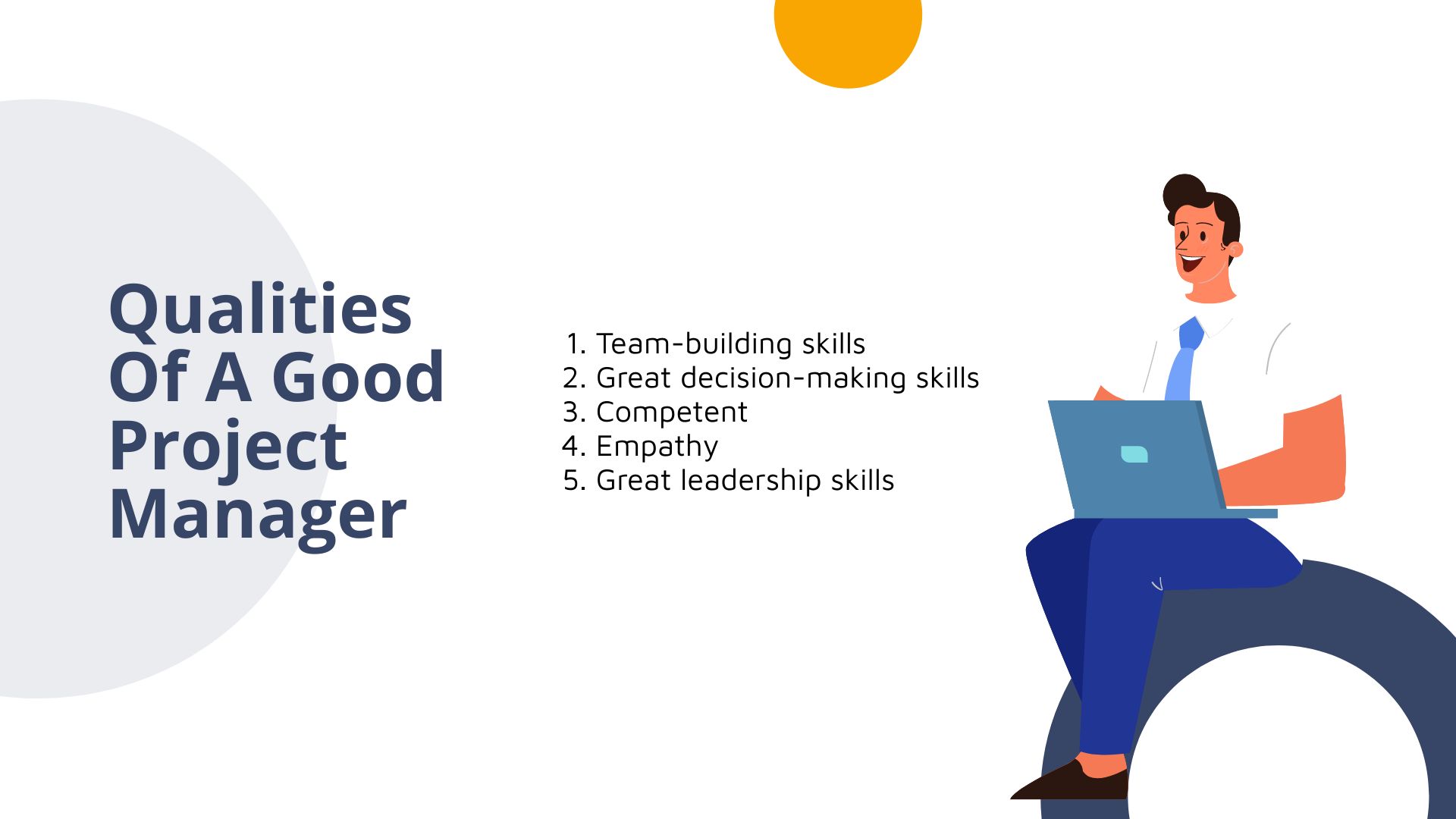 Free Project Management Infographic Presentation Template to Edit Online