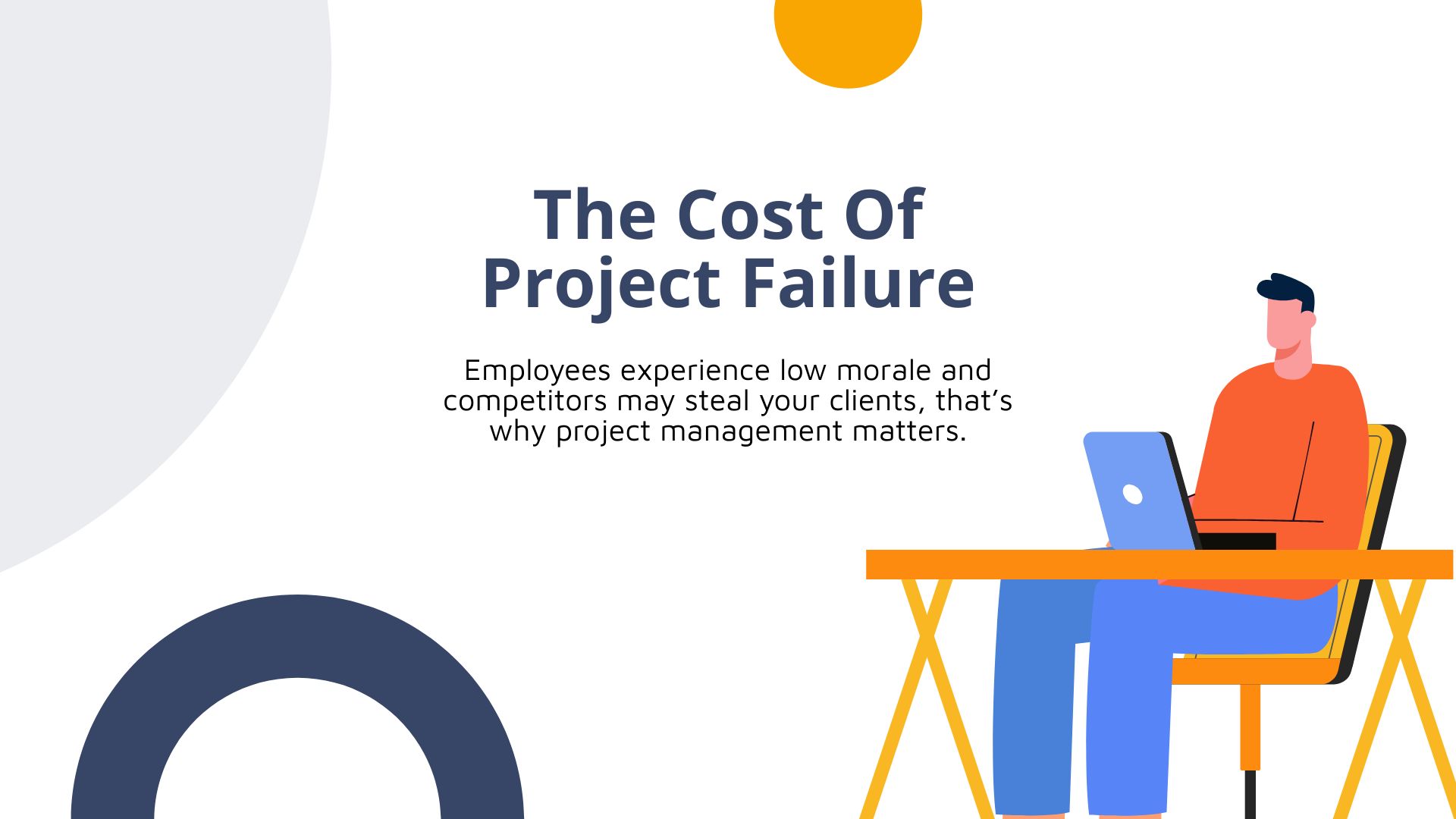 Free Project Management Infographic Presentation Template to Edit Online