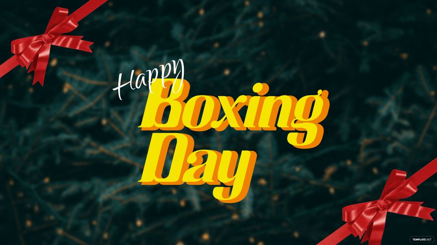 Free Boxing Day Blur Background in PDF, Illustrator, PSD, EPS, SVG, JPG, PNG