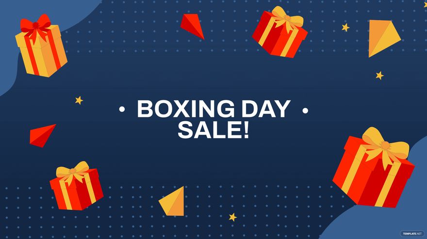 Free Boxing Day Gradient Background in PDF, Illustrator, PSD, EPS, SVG, JPG, PNG