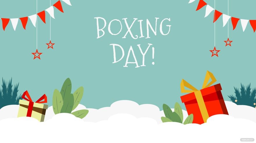 Free Boxing Day High Resolution Background in PDF, Illustrator, PSD, EPS, SVG, JPG, PNG