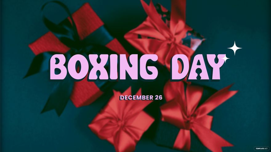 Boxing Day Funny Background Template - Edit Online & Download Example ...