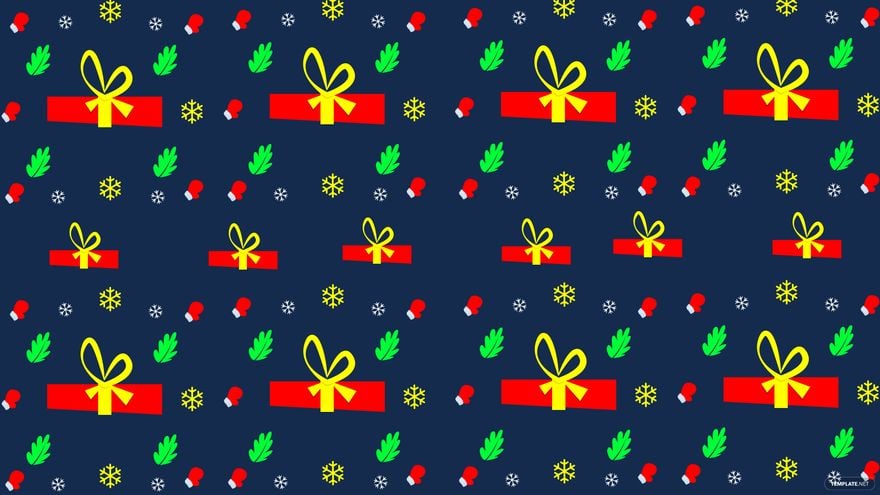 Boxing Day Pattern Background