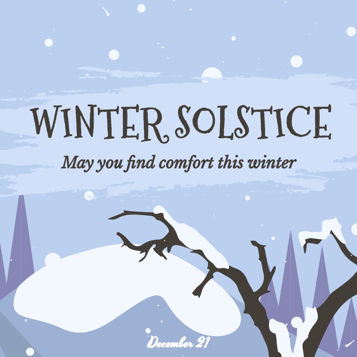 Winter Solstice Whatsapp Post