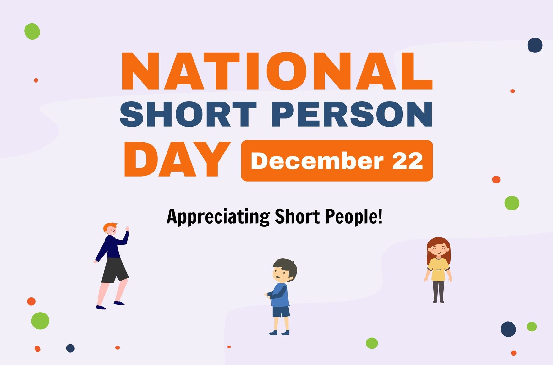 National Short Person Day Banner