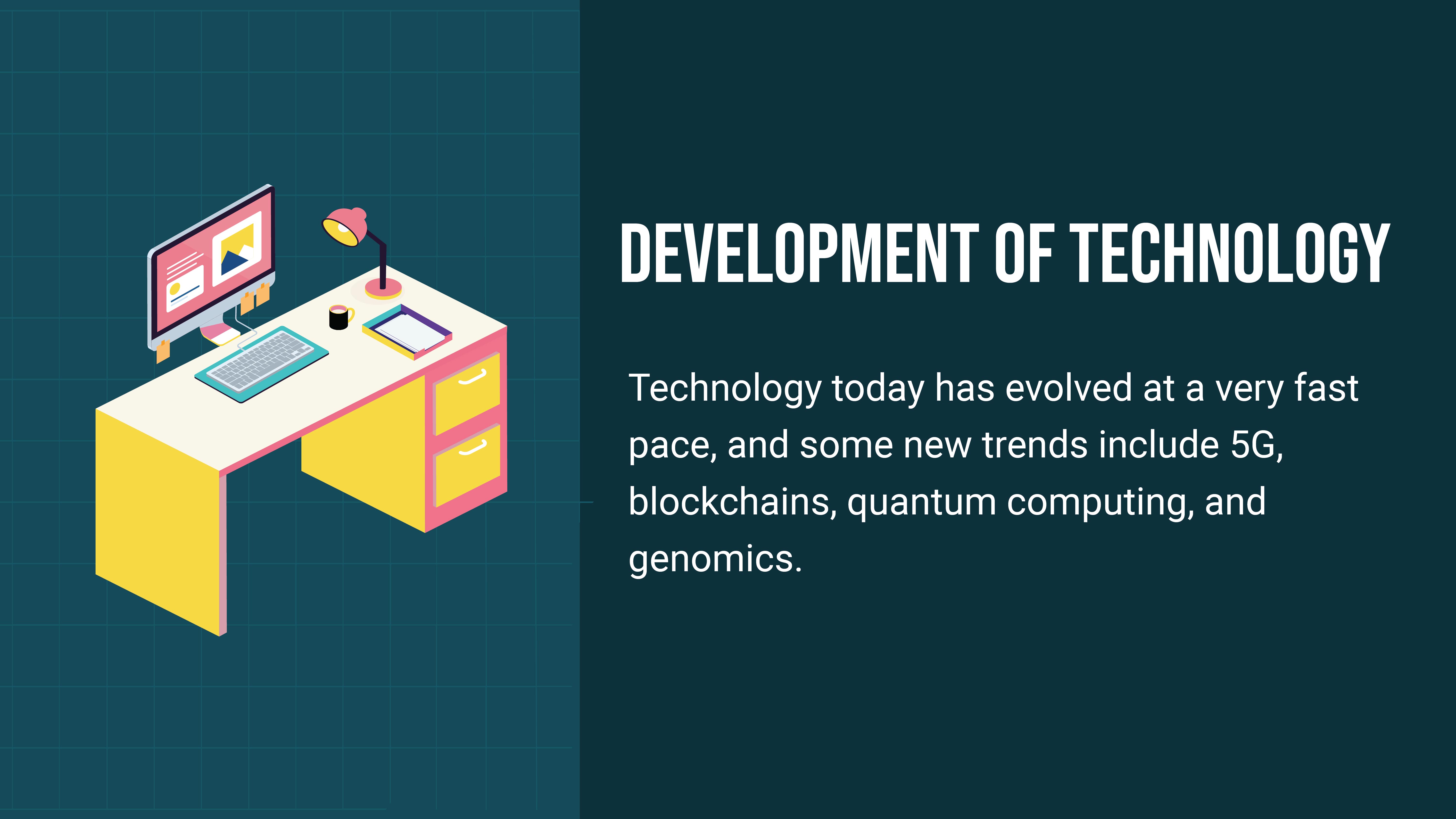 Free Technology  Infographic Presentation Template to Edit Online