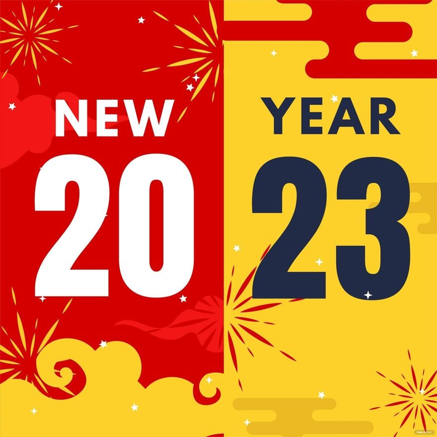 New Year's Day Vector Art