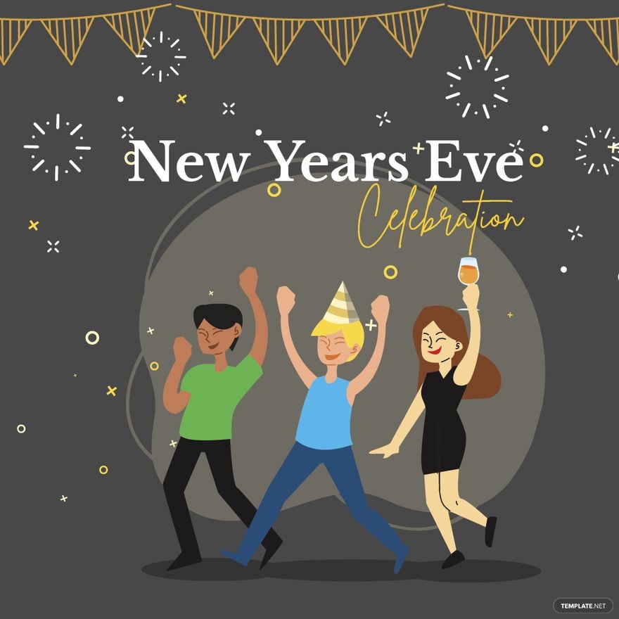 New Year's Eve Celebration Vector