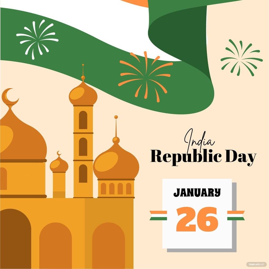 Republic Day Calendar Vector