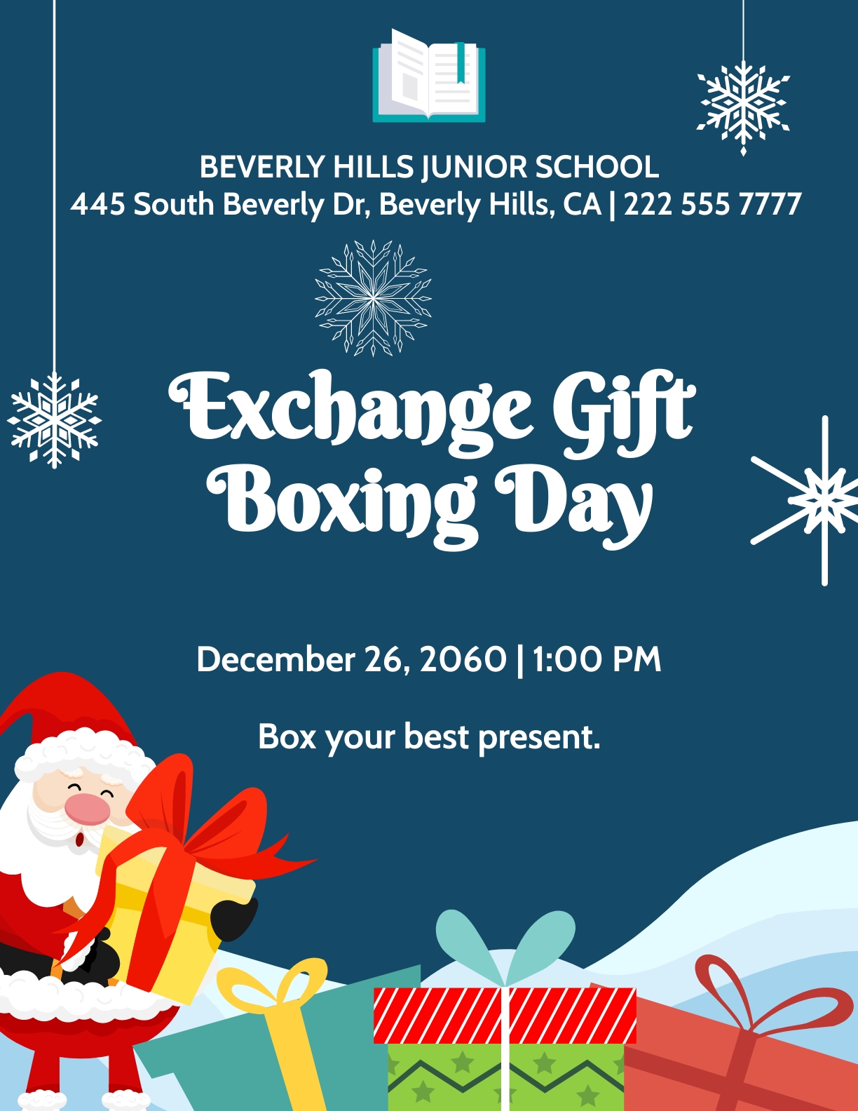 Free Party Boxing Day Flyer