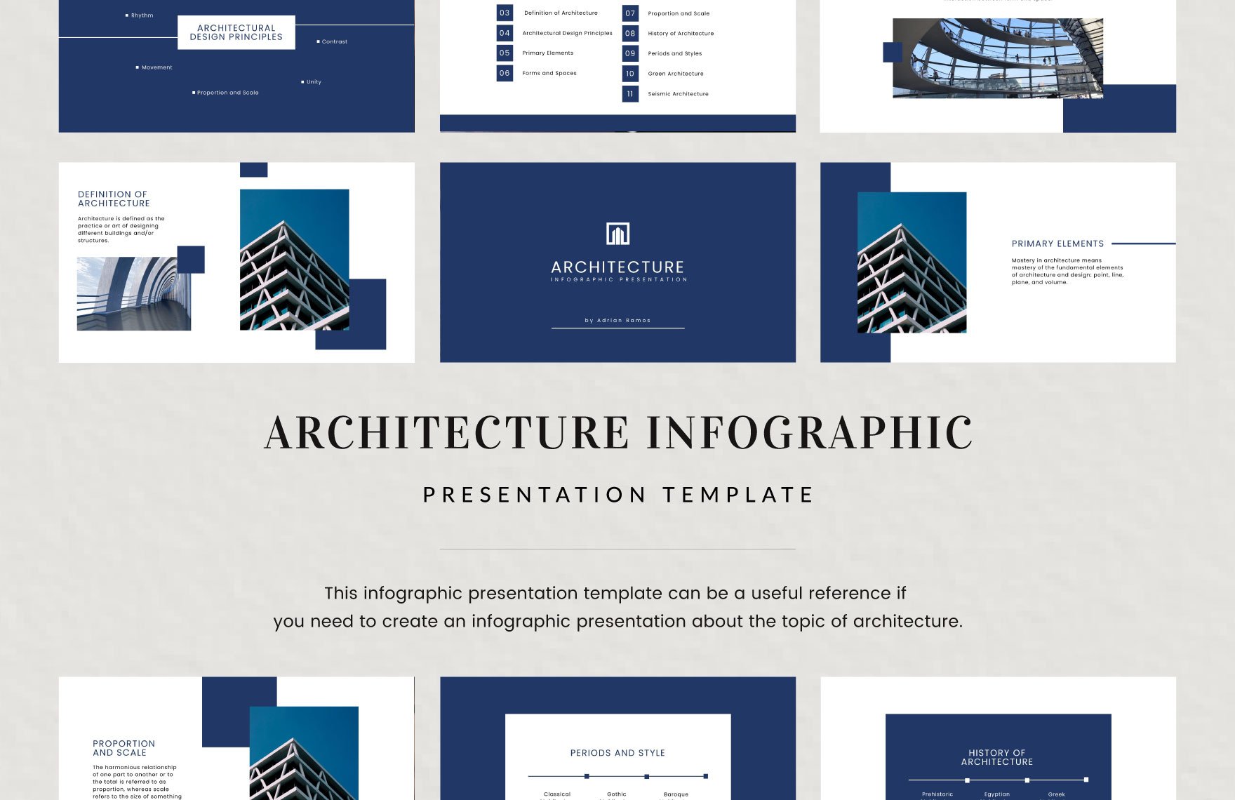 Architecture Infographic Presentation Template