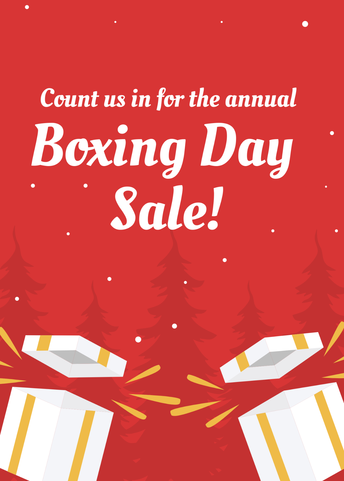 Boxing Day Greeting Template