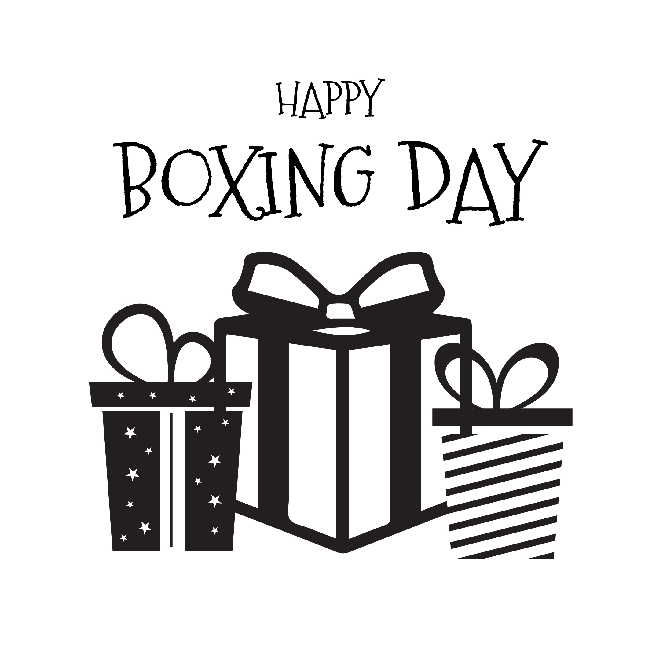 boxing day clip art