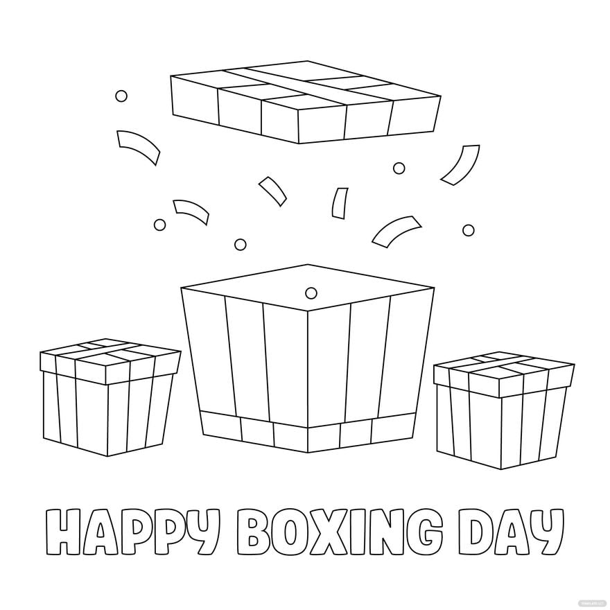 Boxing Day Image Drawing